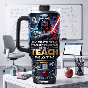 The Commander Teacher 40oz Tumbler With Handle-Personalized Gifts For Teachers 01QHLU030826