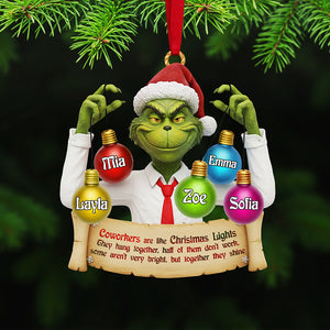 Personalized Gift For Christmas, Coworker Acrylic Ornament 04nata271025-Homacus