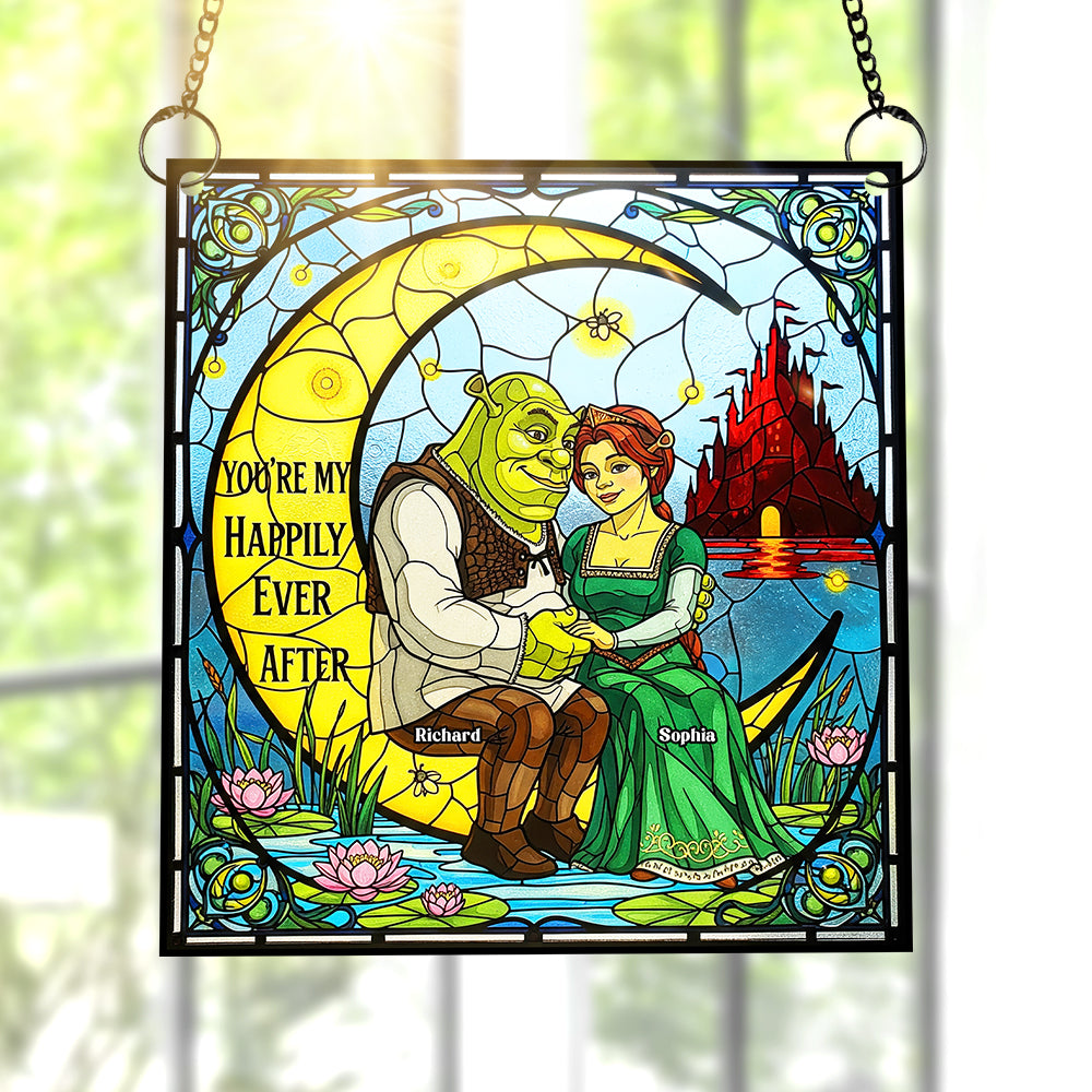 Fantasy Love Suncatcher Ornament - Personalized Gifts For Couple 01huqn110825-Homacus
