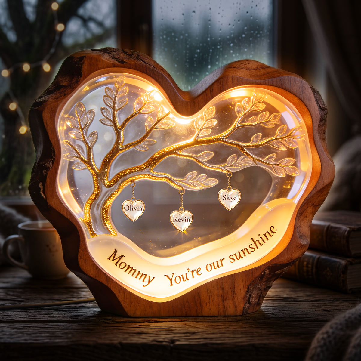 Sweet Little Love Heart Light Box - Personalized Gifts For Mom 02PATA100426-Homacus