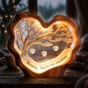Sweet Little Love Heart Light Box - Personalized Gifts For Mom 02PATA100426-Homacus