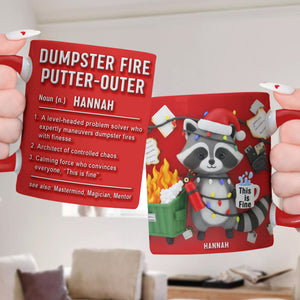 Funny Raccoon Office Coffee Mug – Personalized Gifts For Coworker 06naqn131125-Homacus