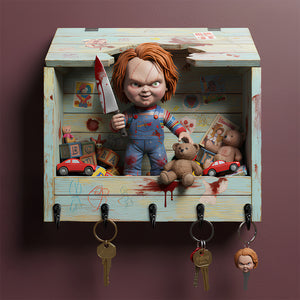 Dark Horror Key Hanger - Personalized Gifts For Horror Lovers 01KIDT130126-Homacus
