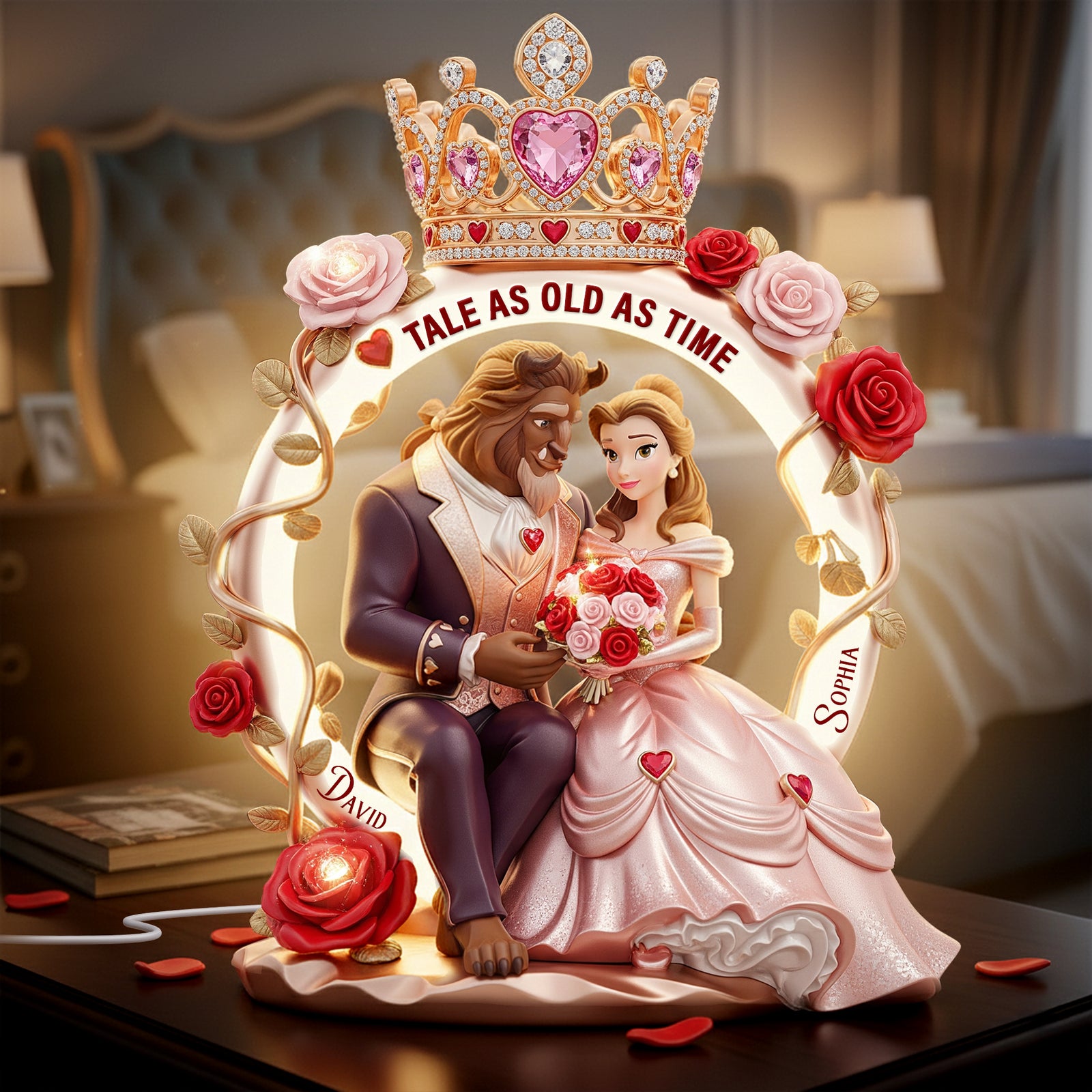 Romantic Couple Acrylic Light Box - Personalized Gifts For Couple 03pglu291125-Homacus