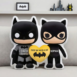 Shadow Couples Shaped Pillow - Personalized Gifts For Couples 05KILU171125-Homacus