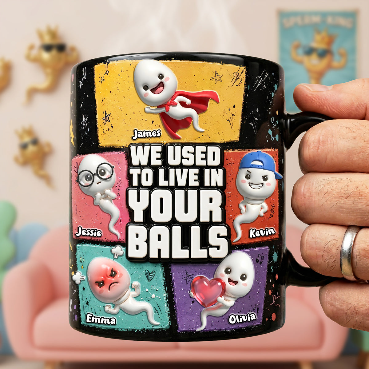 Funny Sperm Magic Mug - Personalized Gifts For Dads 03nata130526-Homacus