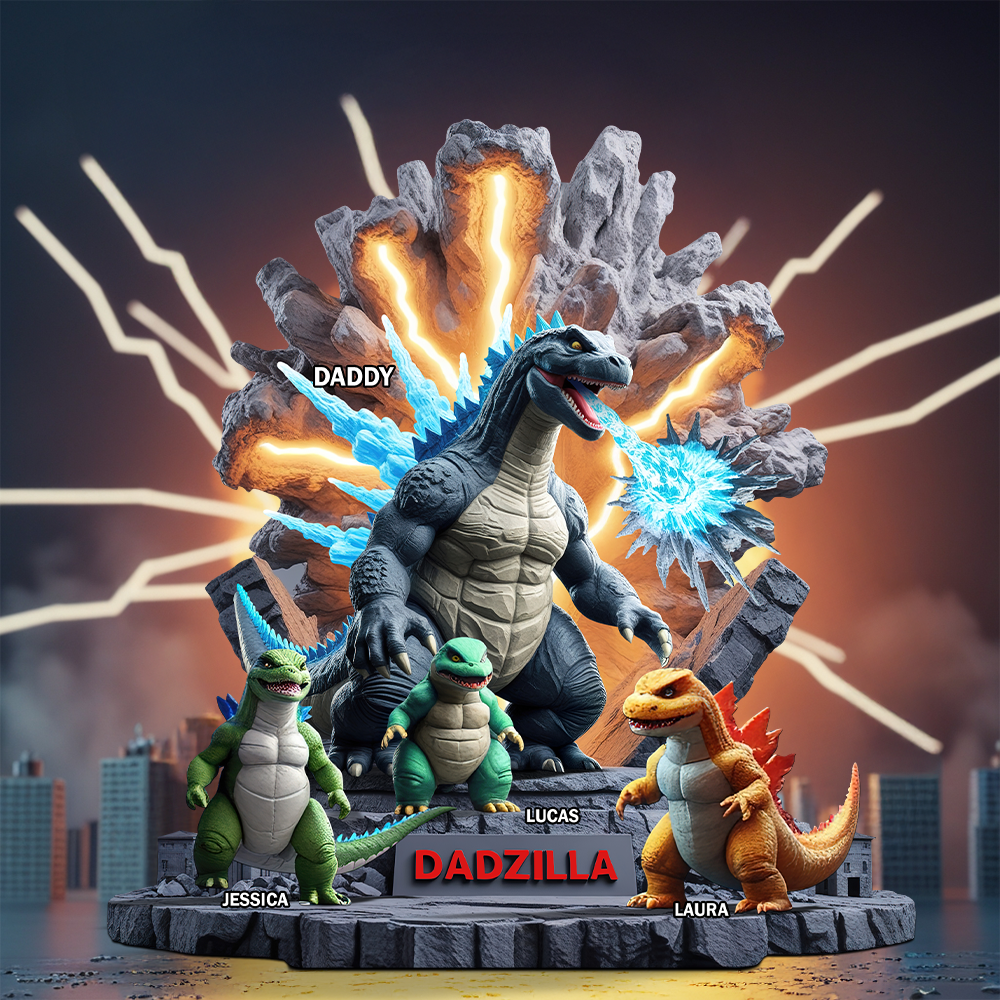 Majestic Dad Acrylic Plaque - Personalized Gift For Father 04QHPU100425-Homacus