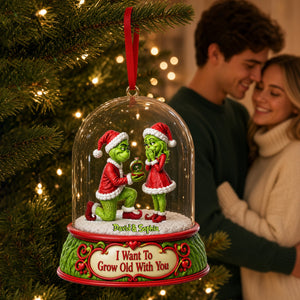 Forever Love Christmas Acrylic Ornament - Personalized Christmas Gift For Couples 05ohlu190826