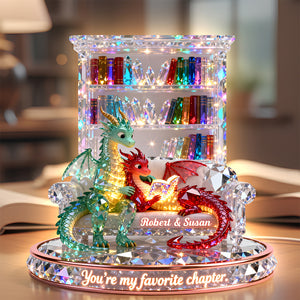 Couple Reading Light Box Personalized Gifts For Couple 03OHDT111225-Homacus