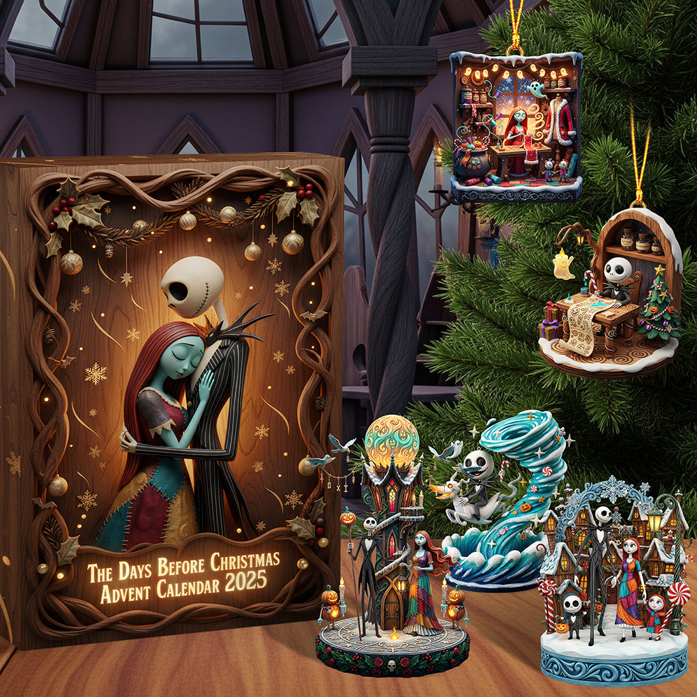 Christmas Family Advent Calendar Acrylic Blind Box - Personalized Gifts For Family 04pata181125-Homacus