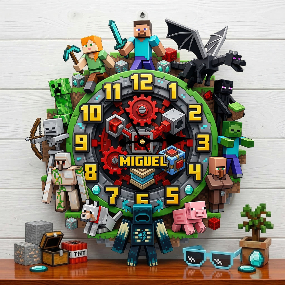 Adventure Wall Clock Personalized Unique Gifts 02NATN140326-Homacus