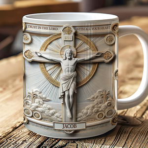 Personalized Gifts For Jesus Lover Coffee Mug, Trust In The Lord 03tgpu311224-Homacus