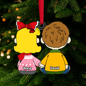 Personalized Christmas Gifts For Couple Acrylic Ornament 03OHTN021224HG-Homacus