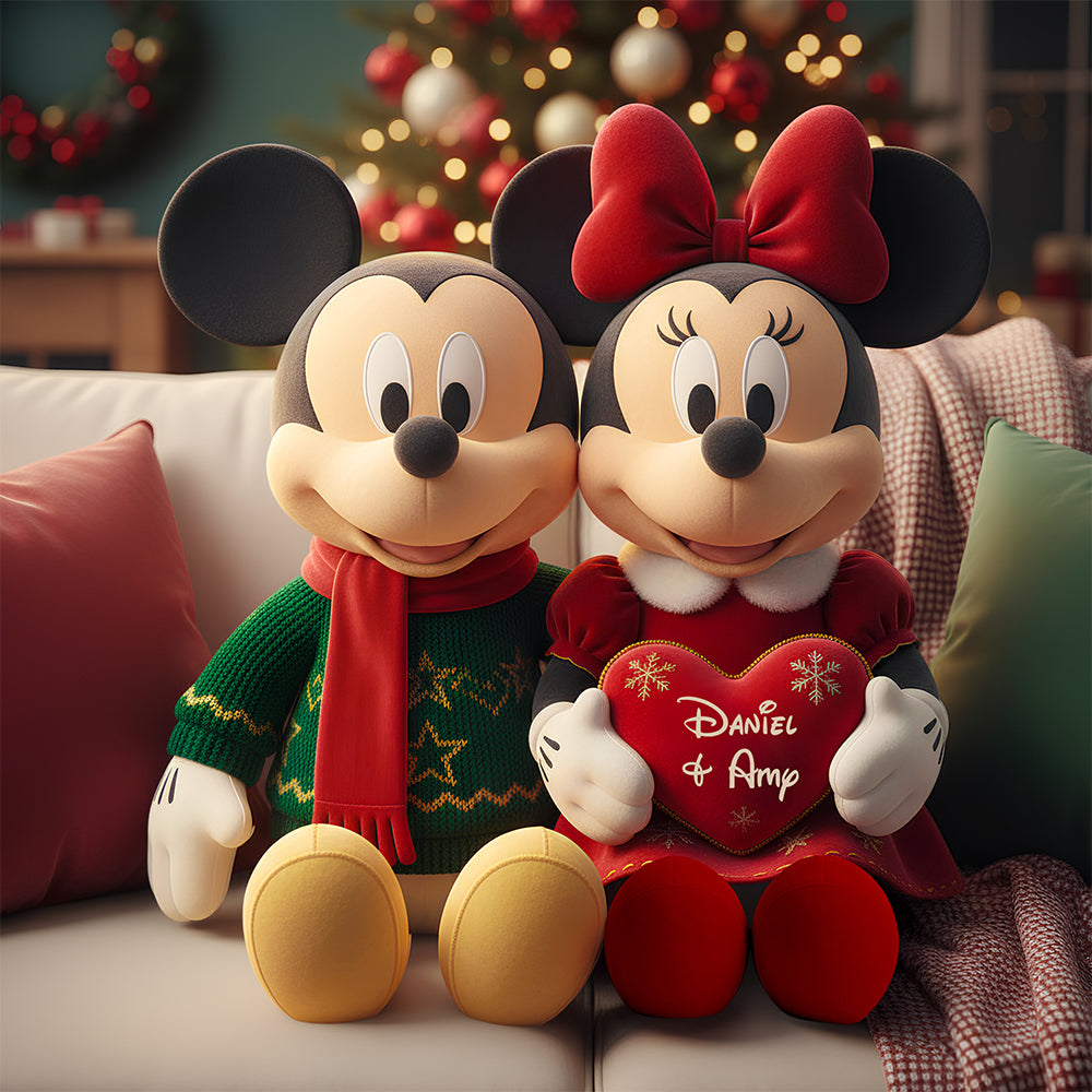 Forever Couple - Christmas Pillow Personalized Gifts For Couple 05PGDT101125-Homacus