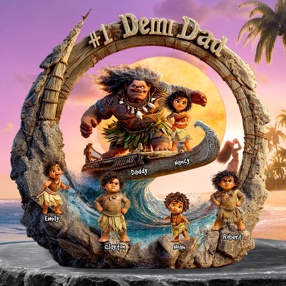 Demi Dad Acrylic Plaque Personalized Gifts For Dad 03TGDT130525-Homacus