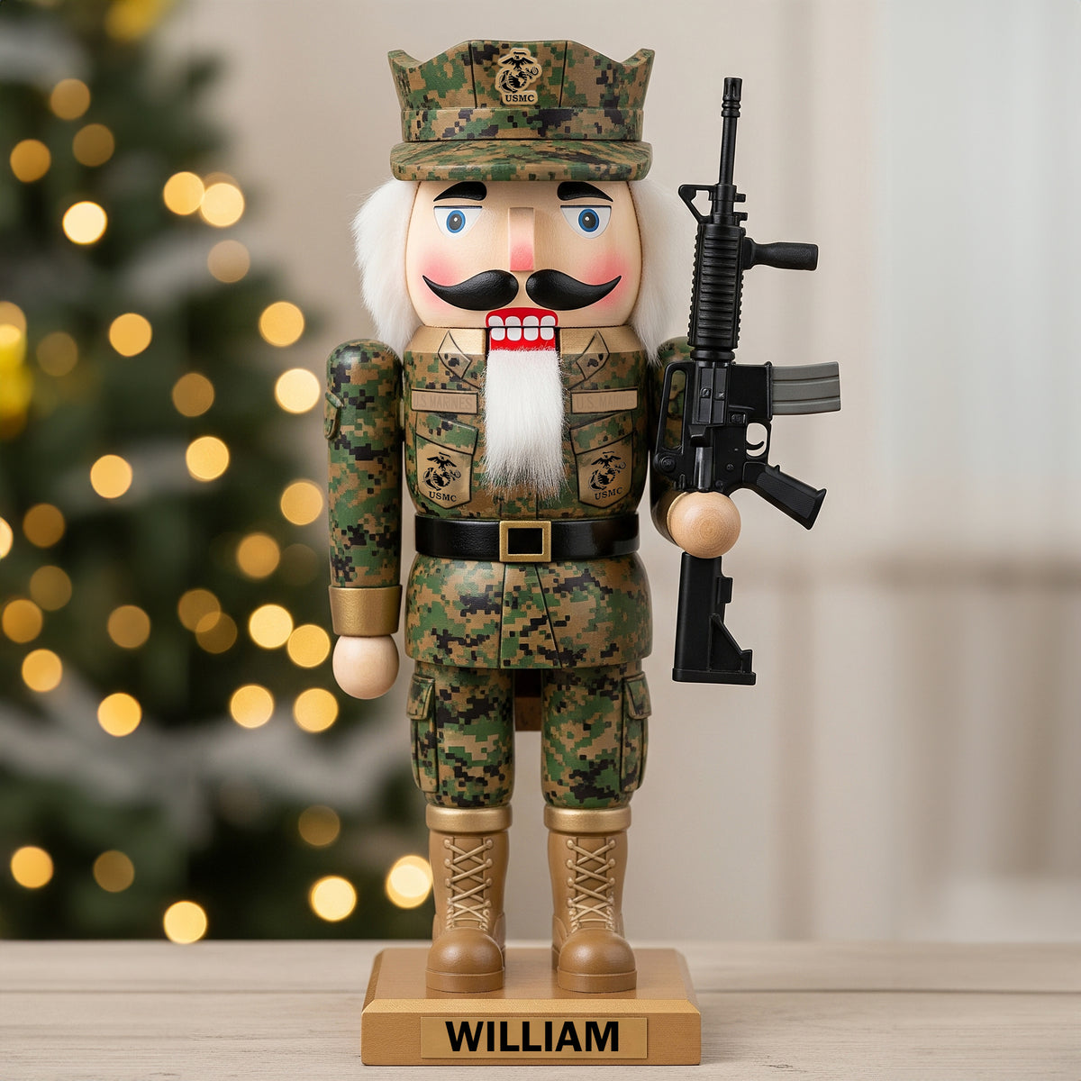 Service Pride Nutcracker Acrylic Plaque - Personalized Gifts For Veteran 04HYLU170925-Homacus