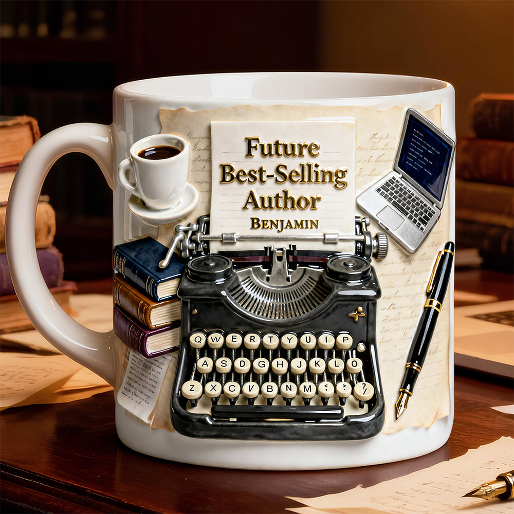 Future Best-Selling Author Coffee Mug - Personalized Gifts for Writers 04NADT220126-Homacus