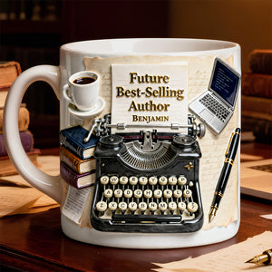 Future Best-Selling Author Coffee Mug - Personalized Gifts for Writers 04NADT220126-Homacus