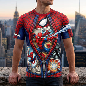 Comic Breakout T-Shirt, Personalized Gifts For Movie Lovers 02hata050826-Homacus
