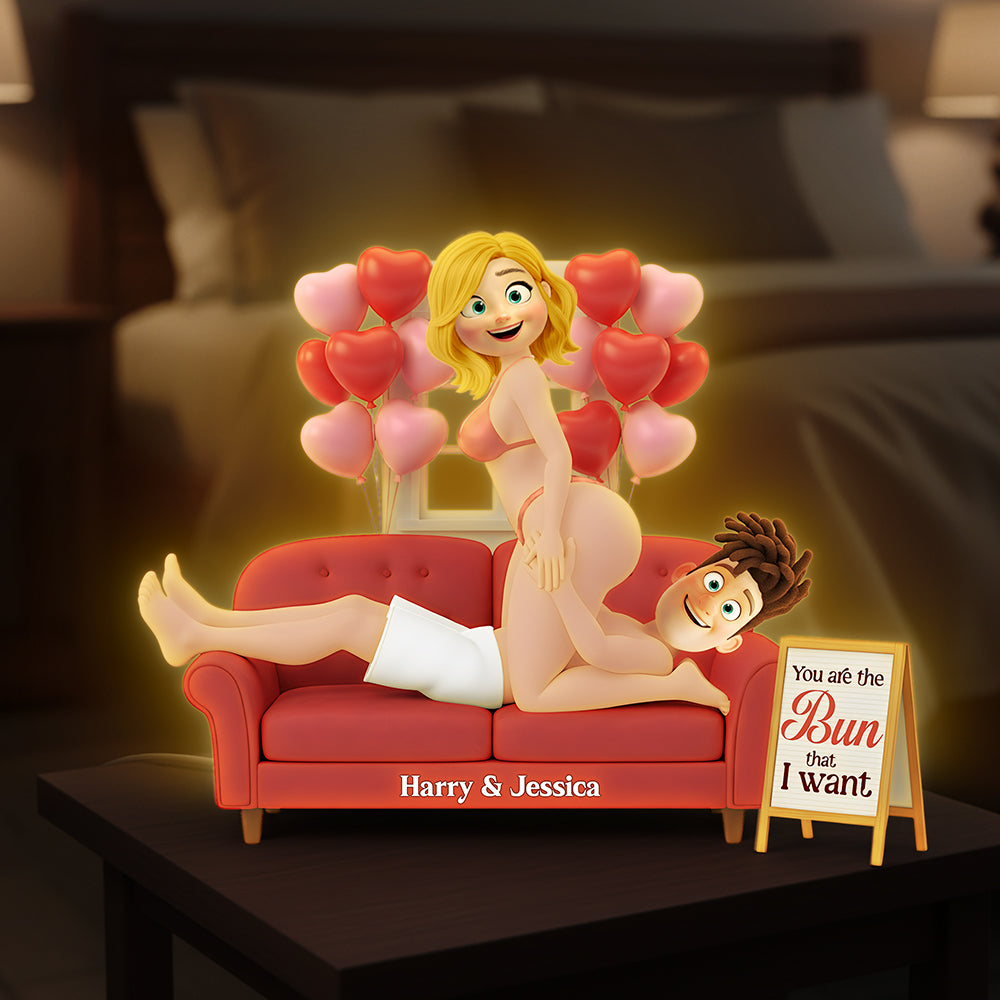 Funny Couple Light Box Personalized Gifts For Couple 02KITA051225-Homacus