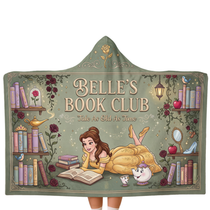 Book Club Wearable Blanket Hoodie - Personalized Gifts For Book Lovers 04NAQN221026-Homacus