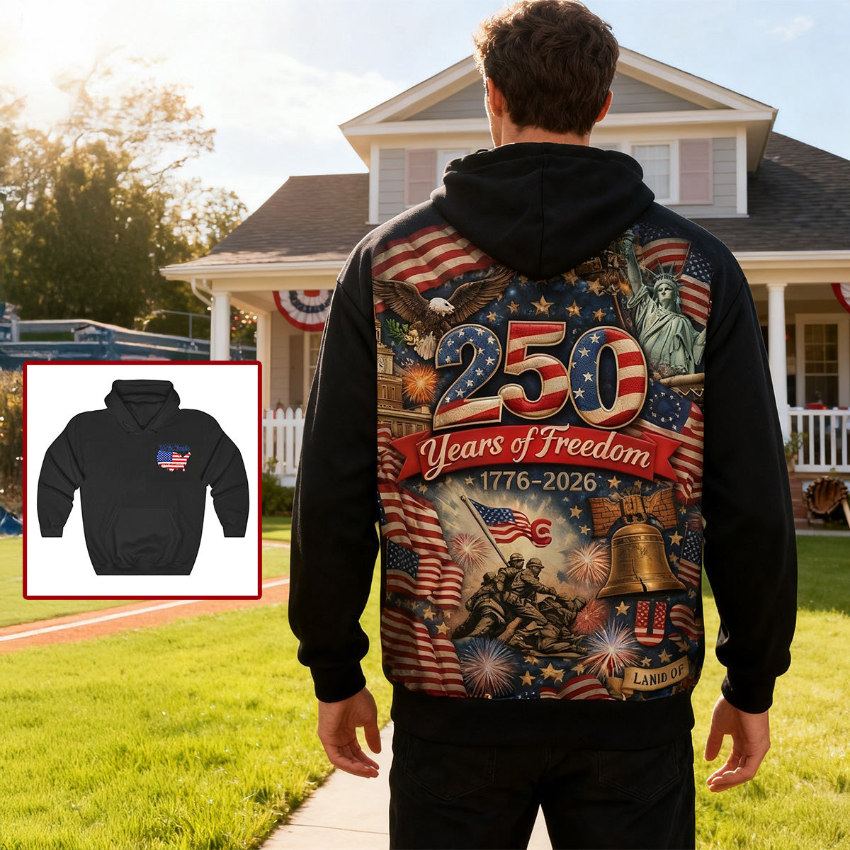 American 250th Anniversary Shirt Personalized Gifts 04TOMG070226-Homacus