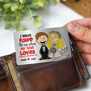 Personalized Gifts For Couple Wedding Wallet Card Found My Soul Loves 02XQMH090125DA-Homacus