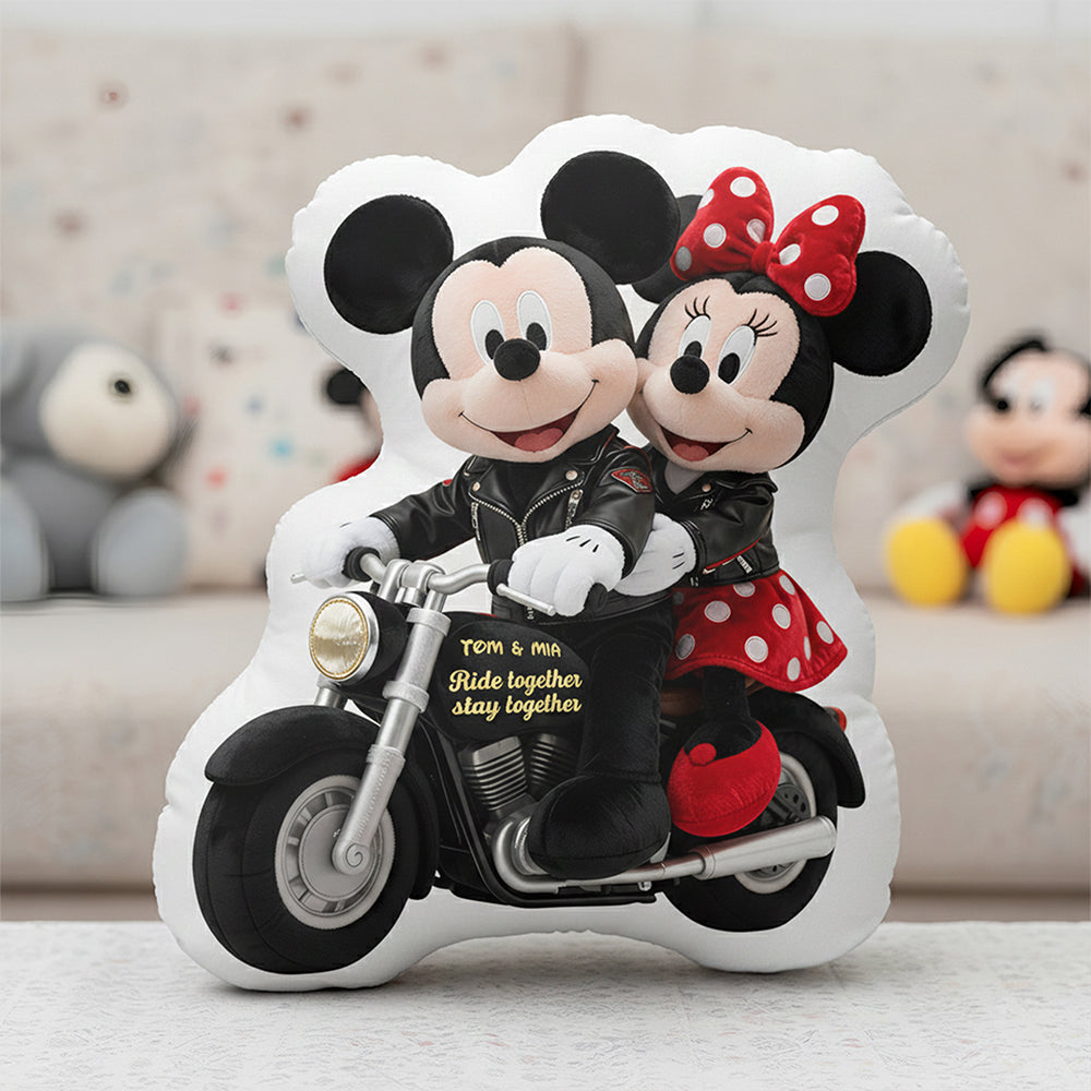 Ride Together Stay Together - Pillow Personalized Gifts For Couple 04TODT181225-Homacus