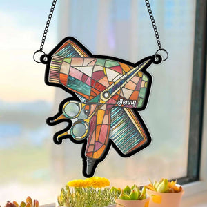 Personalized Gifts For Barber Suncatcher Ornament Hair Salon 01OHMH070125-Homacus
