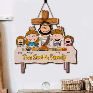 Personalized Gifts For Family Wood Sign 01OHMH090125HH-Homacus