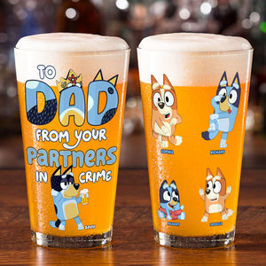 Personalized Gifts For Dad Beer Glass 01QHQN160524-Homacus