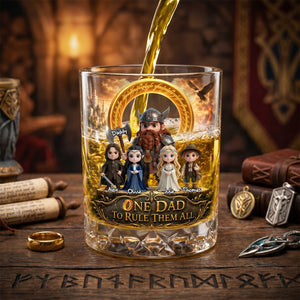Mythic Adventure Dad Glass Mug Personalized Gifts For Dad 04TYDH220526-Homacus