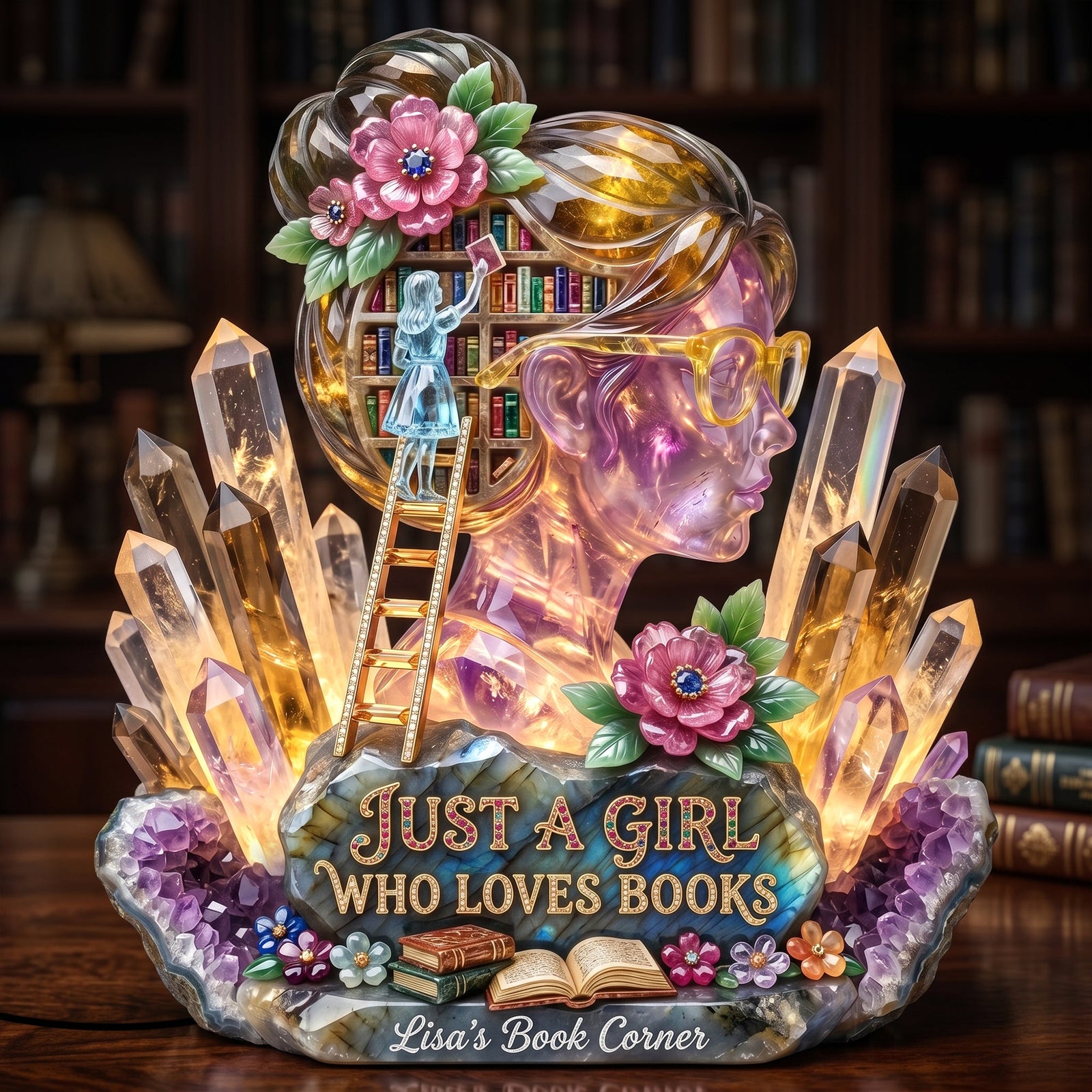 Personalized Gifts For Book Lovers Acrylic Light Box 02HULU150626
