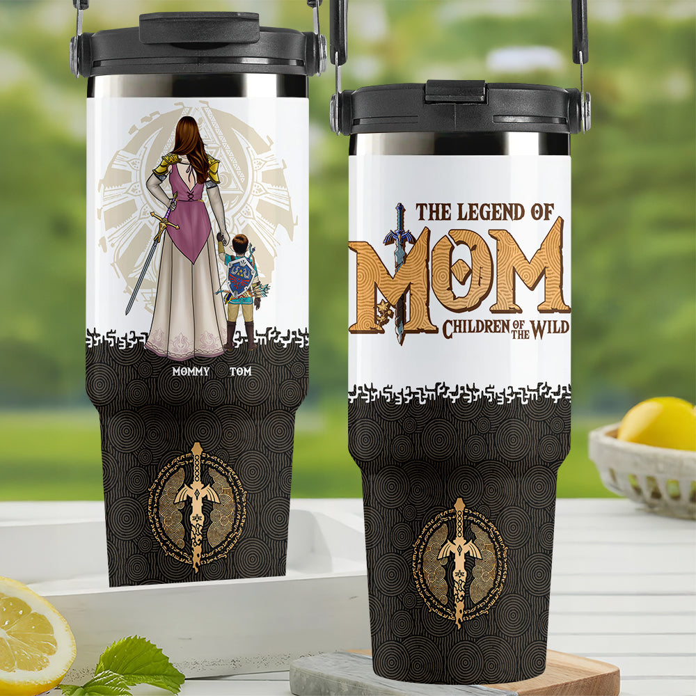 Personalized Gifts For Mom Tumbler Handle Cup The Legend Of Mom 02HUDT280325HG-Homacus