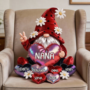 Gnomes Shaped Pillow Personalized Gifts For Grandma 03tgtn030226-Homacus