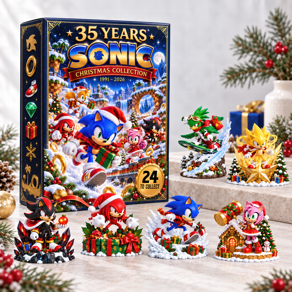 Super Speed Legendary Adventure 35th Anniversary Advent Calendar Blind Box - Personalized Christmas Gifts 05ttqn071026-Homacus