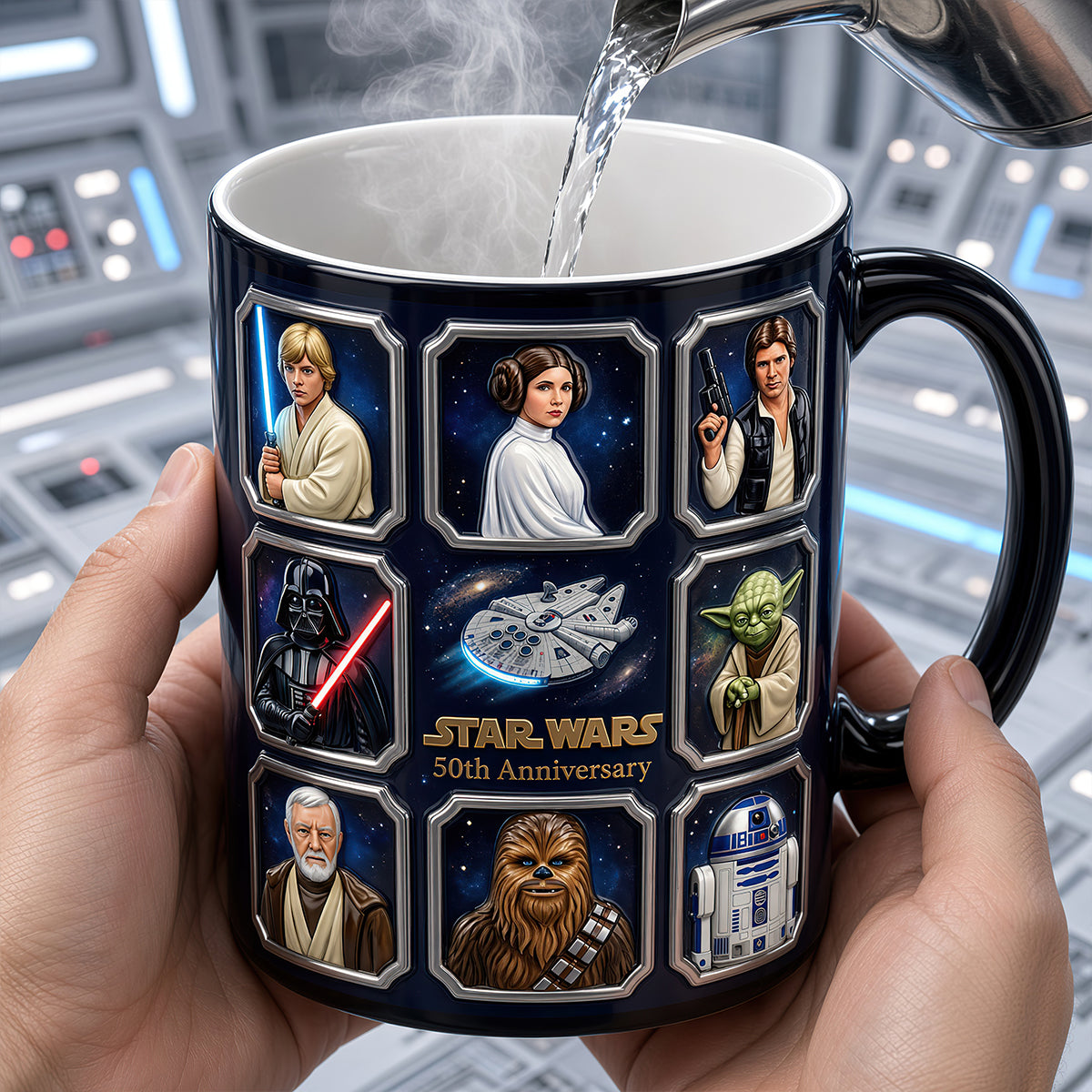Warriors Precious Journey Merry 50th Anniversary Magic Mug - Personalized Gifts 01nadt141026-Homacus