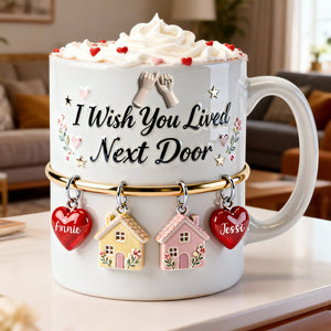 Bestie Long Distance Coffee Mug - Personalized Gift For Besties 07NALU291225-Homacus