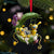 Cozy Spotted Yellow Monkey Family Hanging Nest Ornament, Personalized Gifts For Family 01qhtn061025-Homacus
