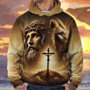 Personalized Gifts For Christian Shirt 04xqpu160125 Jesus And Lion-Homacus