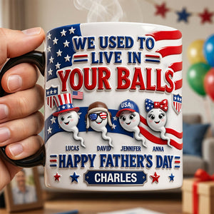 USA Sperm Dad Magic Mug - Personalized Gifts For Father's Day Magic Mug 03TYTA290426-Homacus