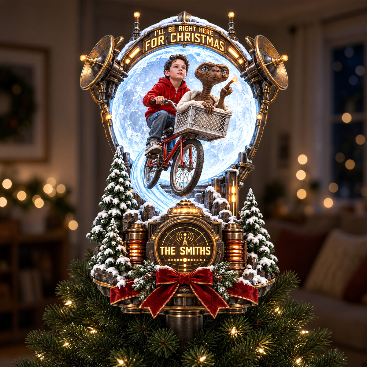 Rescue Mystery Creature Tree Topper - Personalized Christmas Gift 08hadh170926
