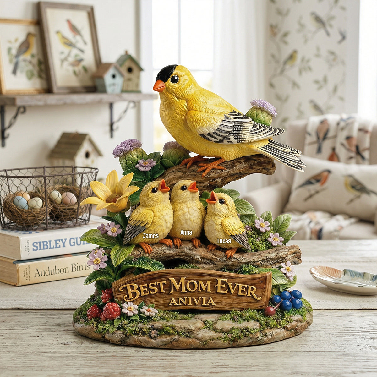 Bird Mom Acrylic Plaque - Personalized Gifts For Mother's Day Plaque 02TYTN300326-Homacus