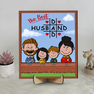 Personalized Gifts For Dad Wood Sign 04totn211224hh The Best Dad - Husband-Homacus