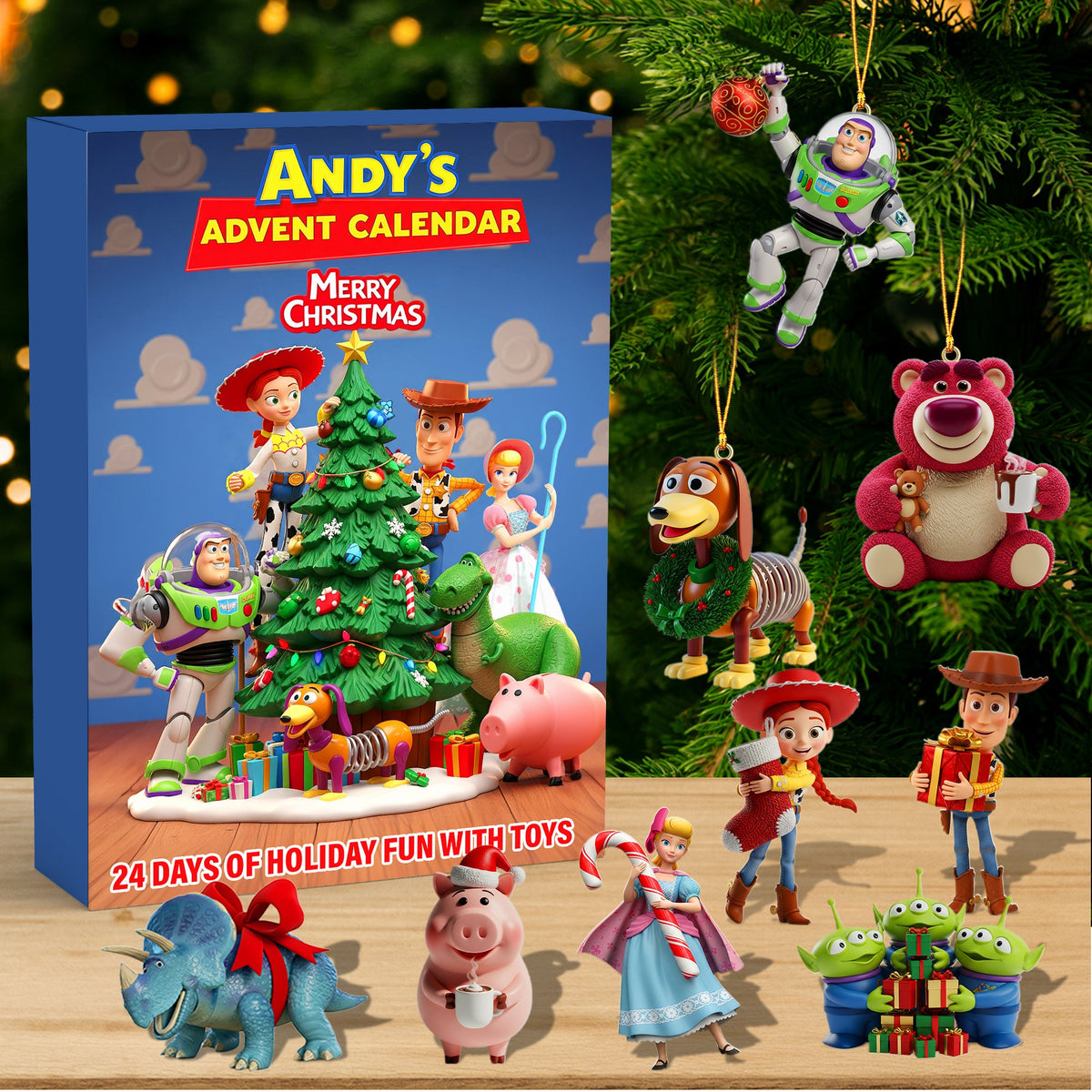 Funny Characters Advent Calendar Blind Box – Personalized Christmas Gift 03PGTN101125-Homacus