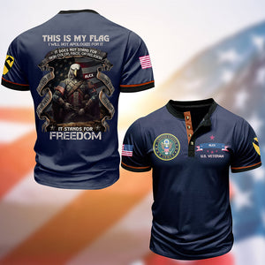 Custom Military Branches Gifts For Veteran Lapel Shirt Bald Eagle Soldier 01HUMH040724-Homacus