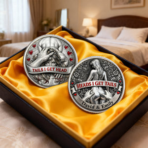 Personalized Funny Gifts For Couple Printed Metal Coin 03hutn120226-Homacus