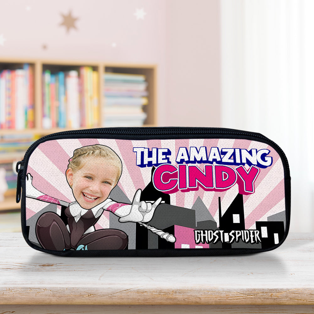 Personalized Gifts For Kid Girl Pencil Case Custom Face Kid 02xqpu170724-Homacus