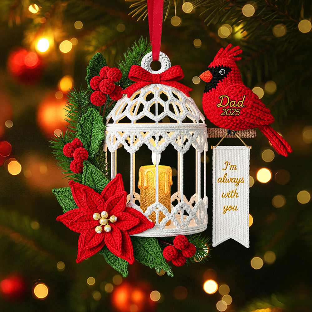 Memorial Cardinal Ornament - Personalized Gifts For Loved Ones 03nata050925-Homacus