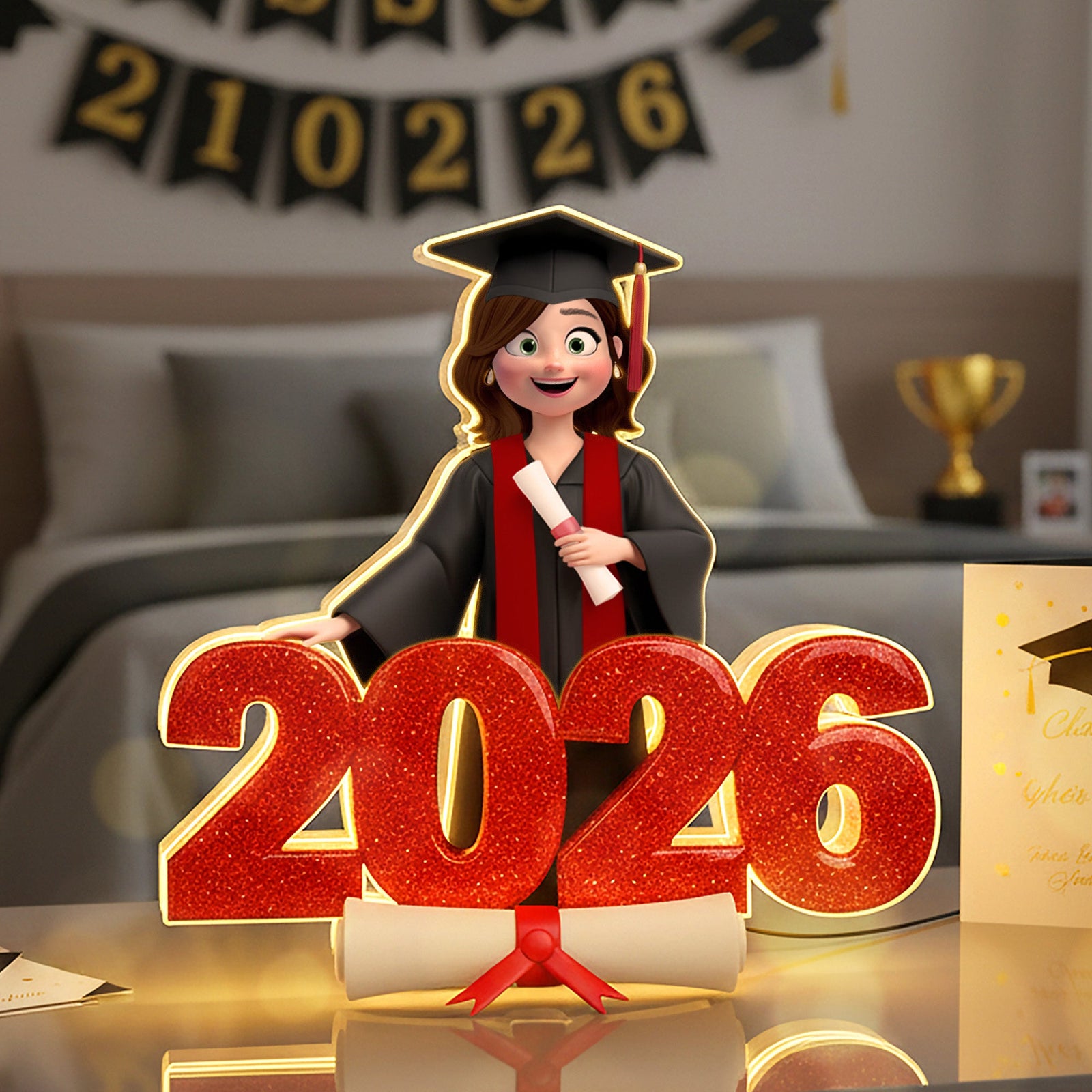 2026 Grad Acrylic Light Box - Personalized Gifts For Graduates 02namg301025-Homacus